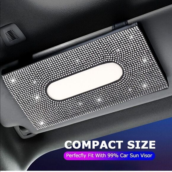 Car Visor Bling Tissue/Mask Holder NWT - Picture 9 of 16
